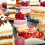 desserts on a table