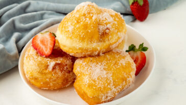 Malasada fried yeast dough a delicious hawaiian dessert