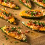 Homemade Organic Jalapeno Poppers with Bacon and Cream Cheese