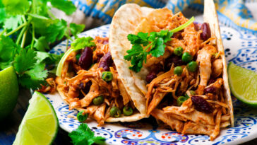 Slow Cooker Shredded Chicken Tex-Mex