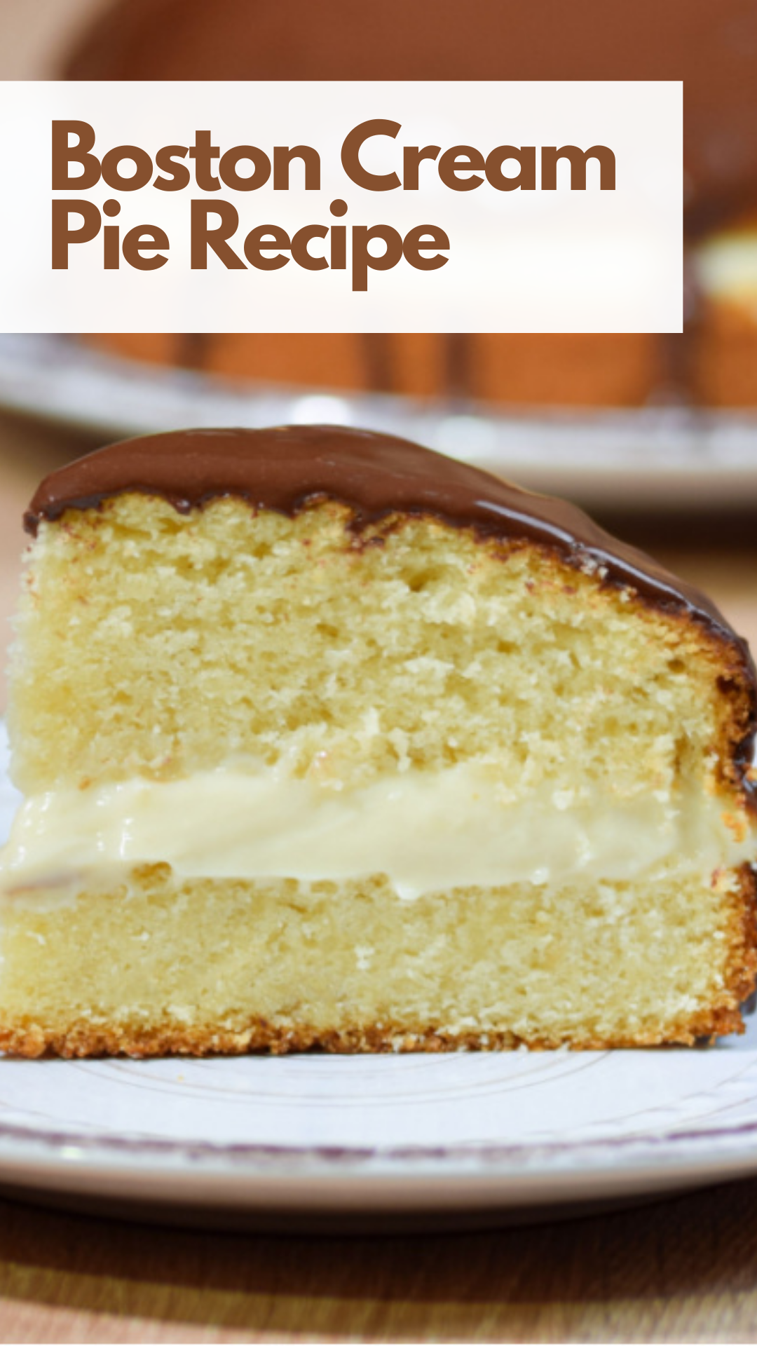 Boston Cream Pie