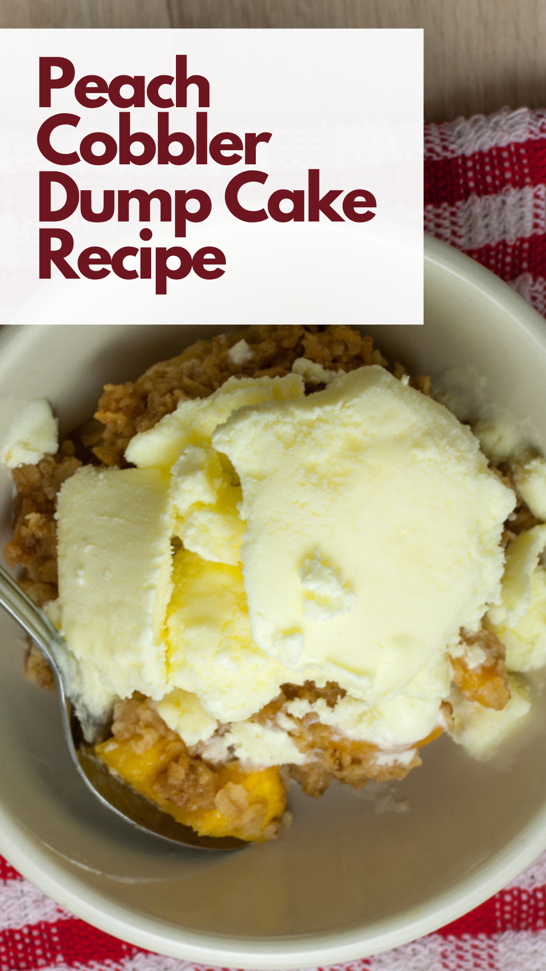 Peach Cobbler Dump Cake