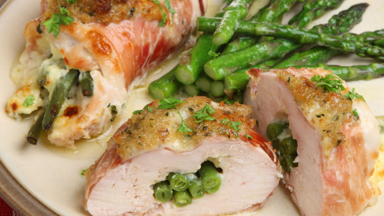asparagus stuffed chicken breast