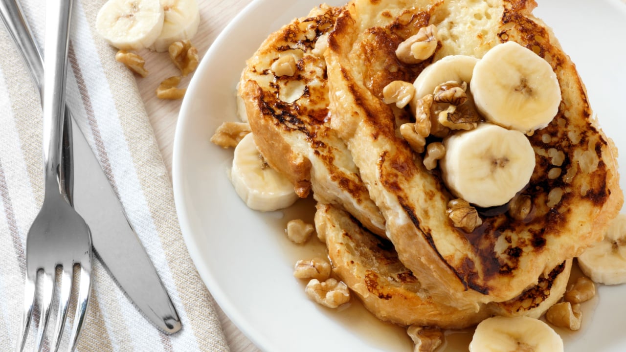 banana walnut french toast
