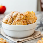 Soft apple cookies without butter and eggs.Vegan cookie.