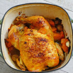 Roasting a whole chicken in a Dutch Oven