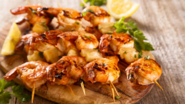 grilled shrimp skewers
