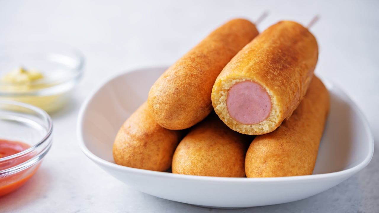 homemade corndog