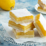 Freshly baked lemon bars