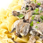 mushroom stroganoff