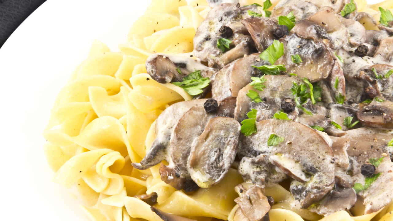 mushroom stroganoff