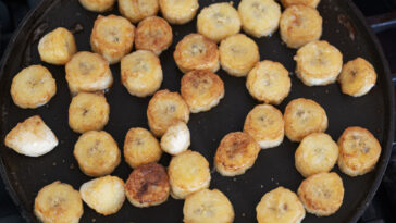 pan fried cinnamon bananas