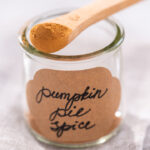 Homemade pumpkin pie spice for Autumn recipes.