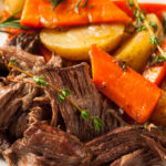 Homemade Slow Cooker Pot Roast with Carrots and Potatoes