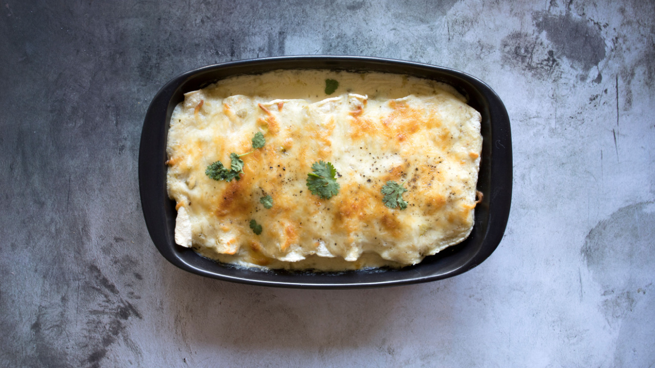 white chicken enchiladas