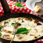 Spinach and Mushroom Egg White Frittata.