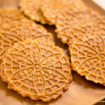Traditional Italian pizzelle