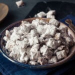 Homemade Powdered Sugar Puppy Chow Muddy Buddies