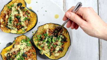 stuffed acorn squash