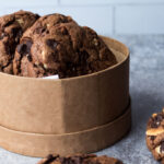 Delicious triple chocolate cookie box